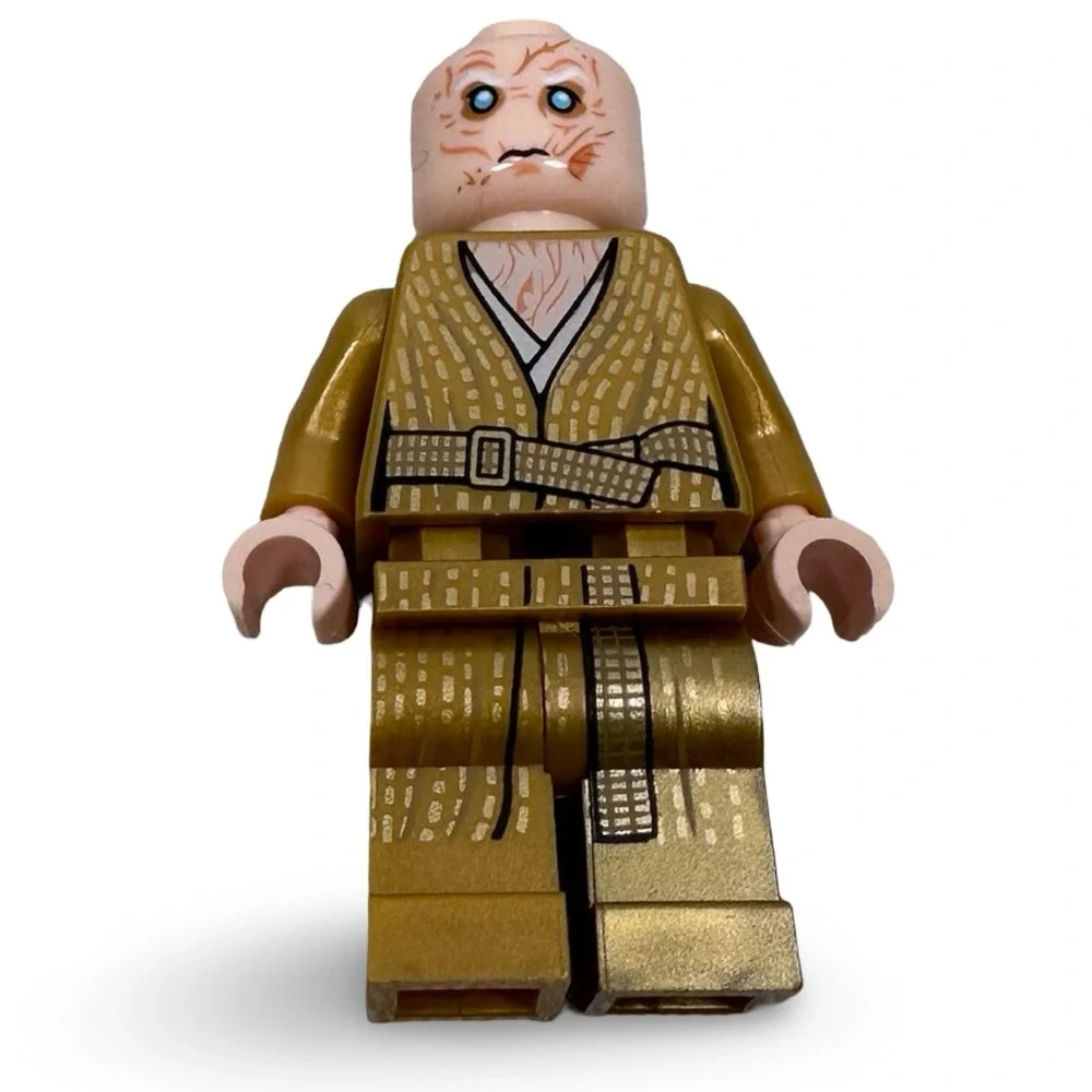 LEGO Star Wars Supreme Leader Snoke Minifigure Pearl Gold Robe 75190 Last Jedi